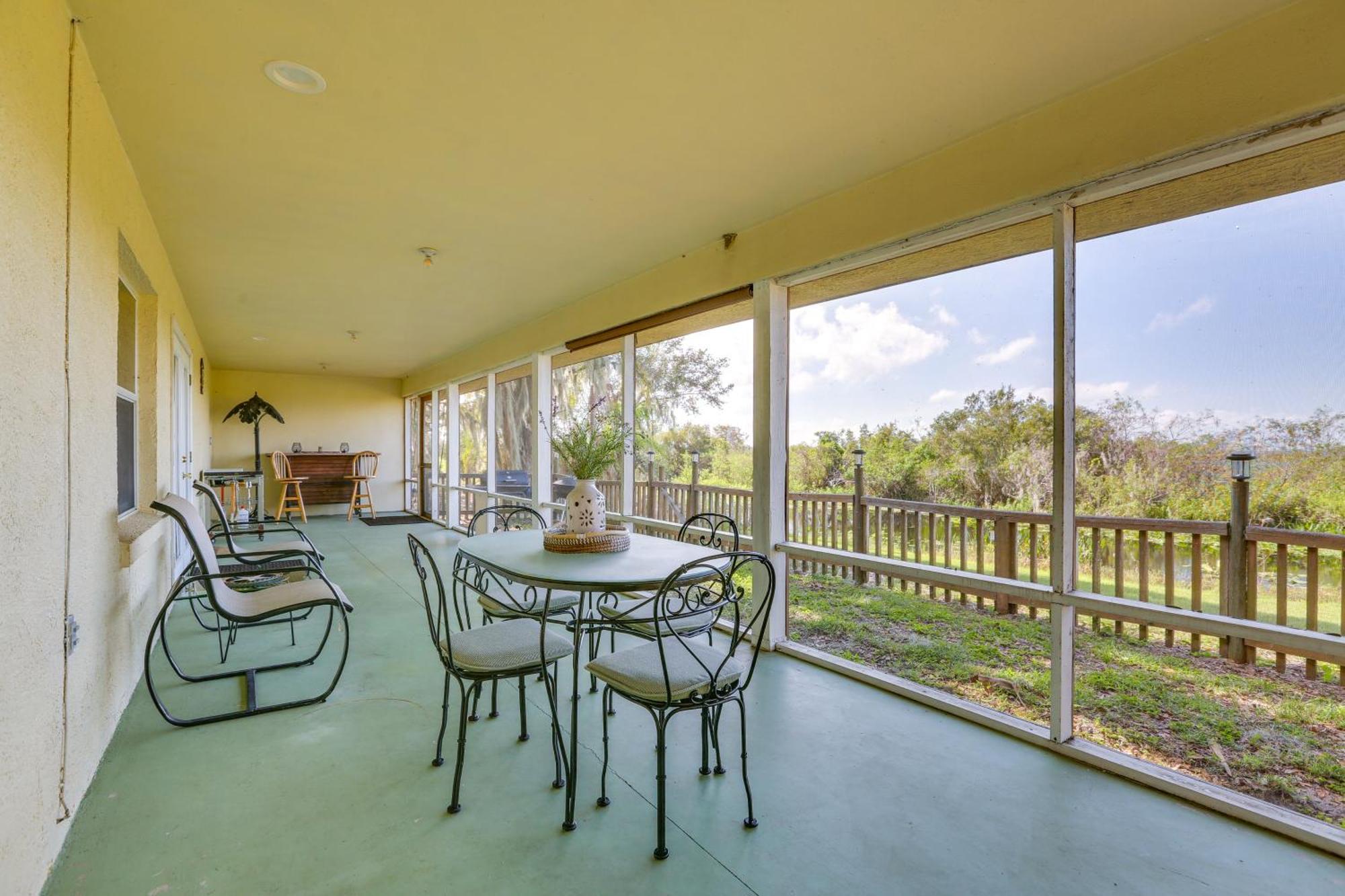 סברינג Lush Lorida Home On Lake Istokpoga מראה חיצוני תמונה