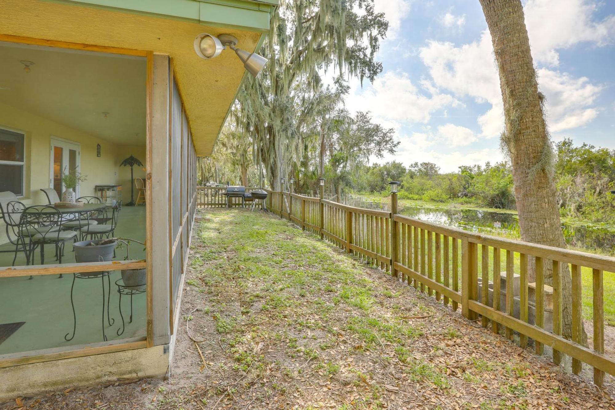 סברינג Lush Lorida Home On Lake Istokpoga מראה חיצוני תמונה